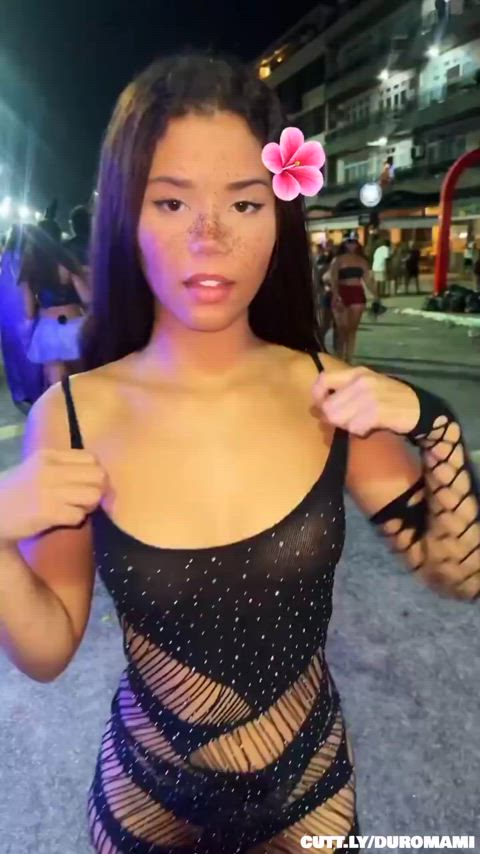 Amateur Big Ass Compilation Exhibitionist Petite Public See Through Clothing Sheer Clothes Small Tits Teen Porn GIF by duromami