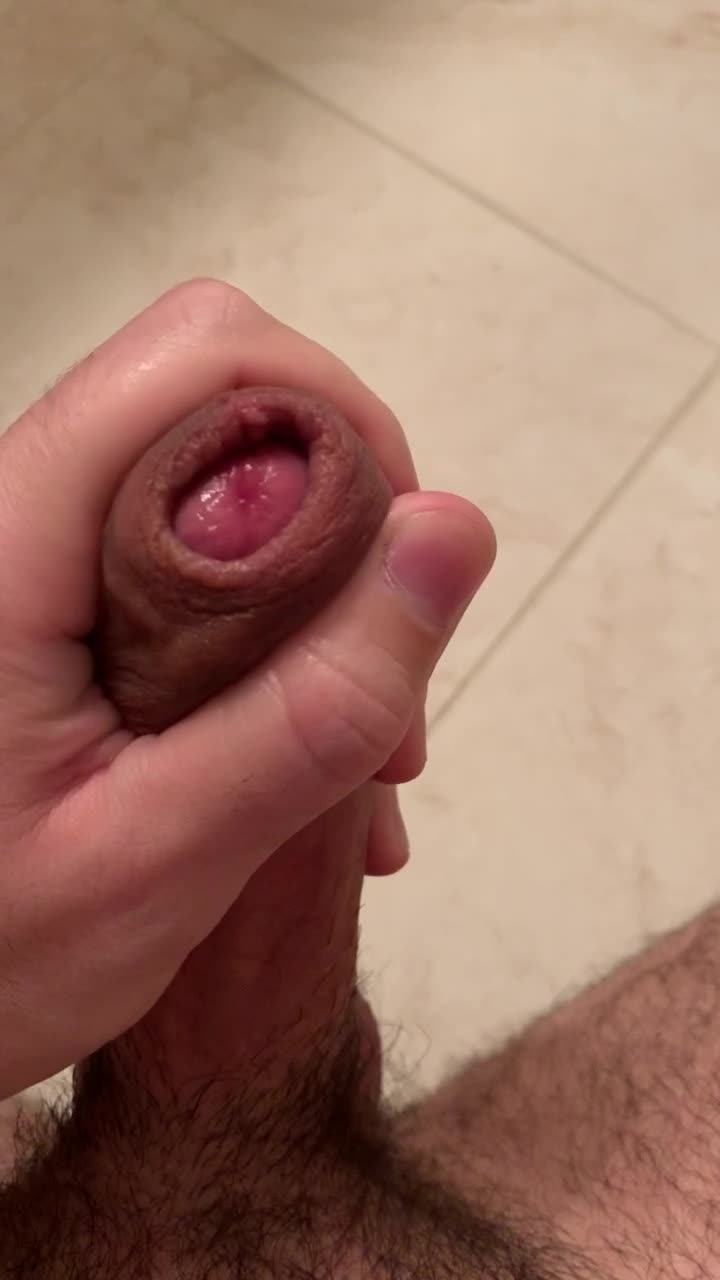 Slow volcanic release after a night of edging