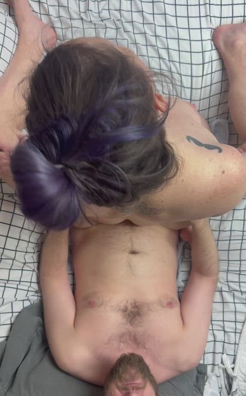 Restrain my hands as I ride you…