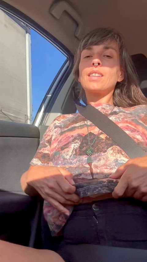 I bet they are happy to see me but it always makes me so nervous [gif]