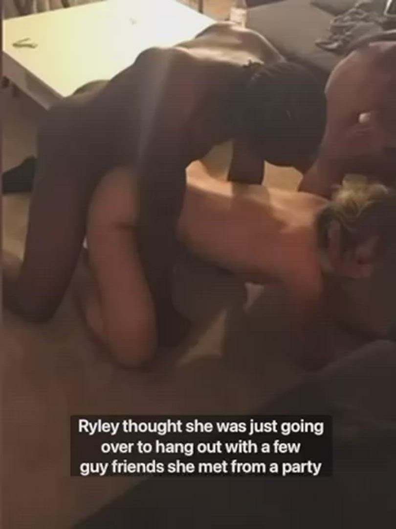 When she try bbc for the first time she hooked