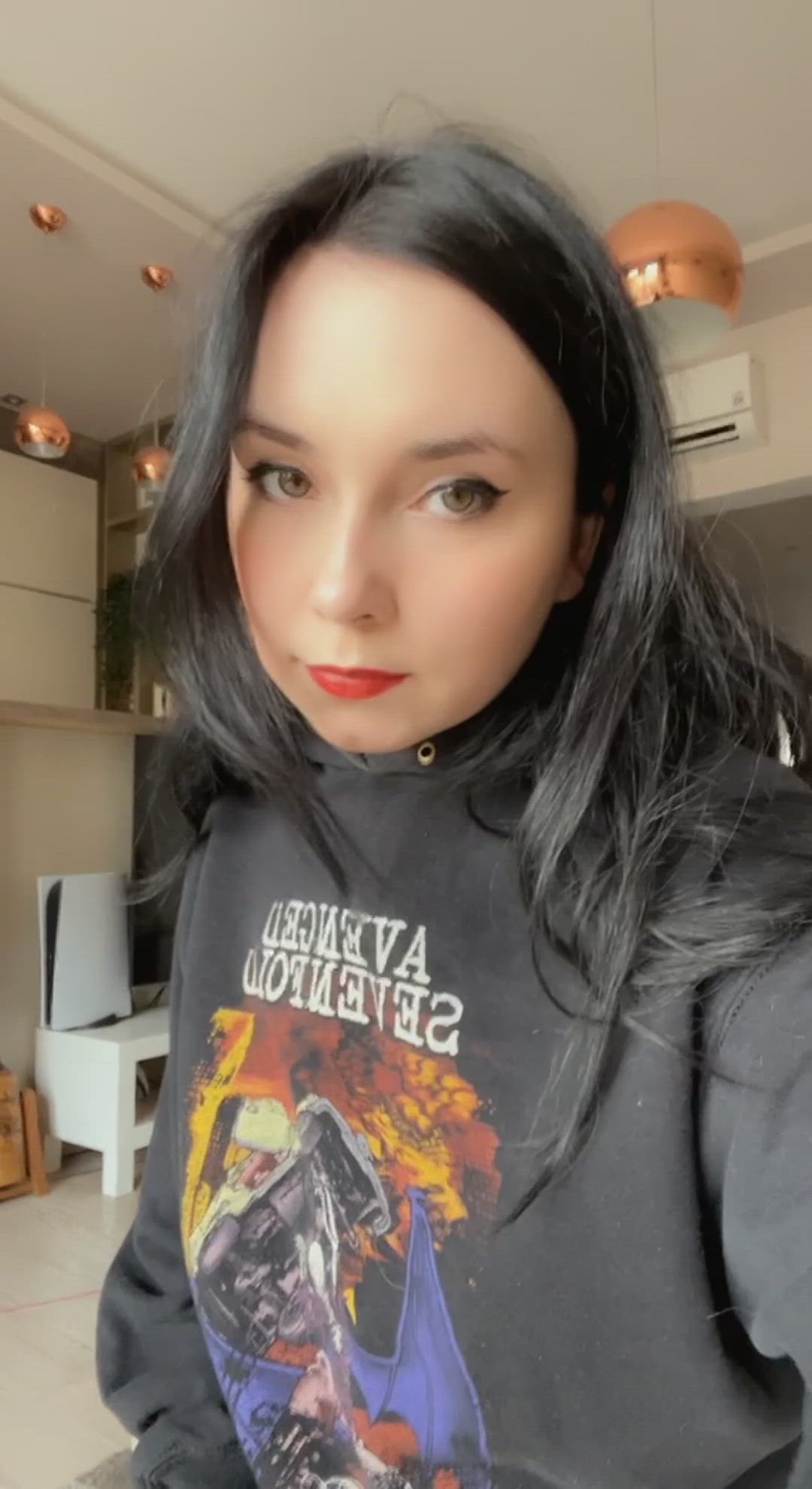Can I be your busty goth girlfriend?