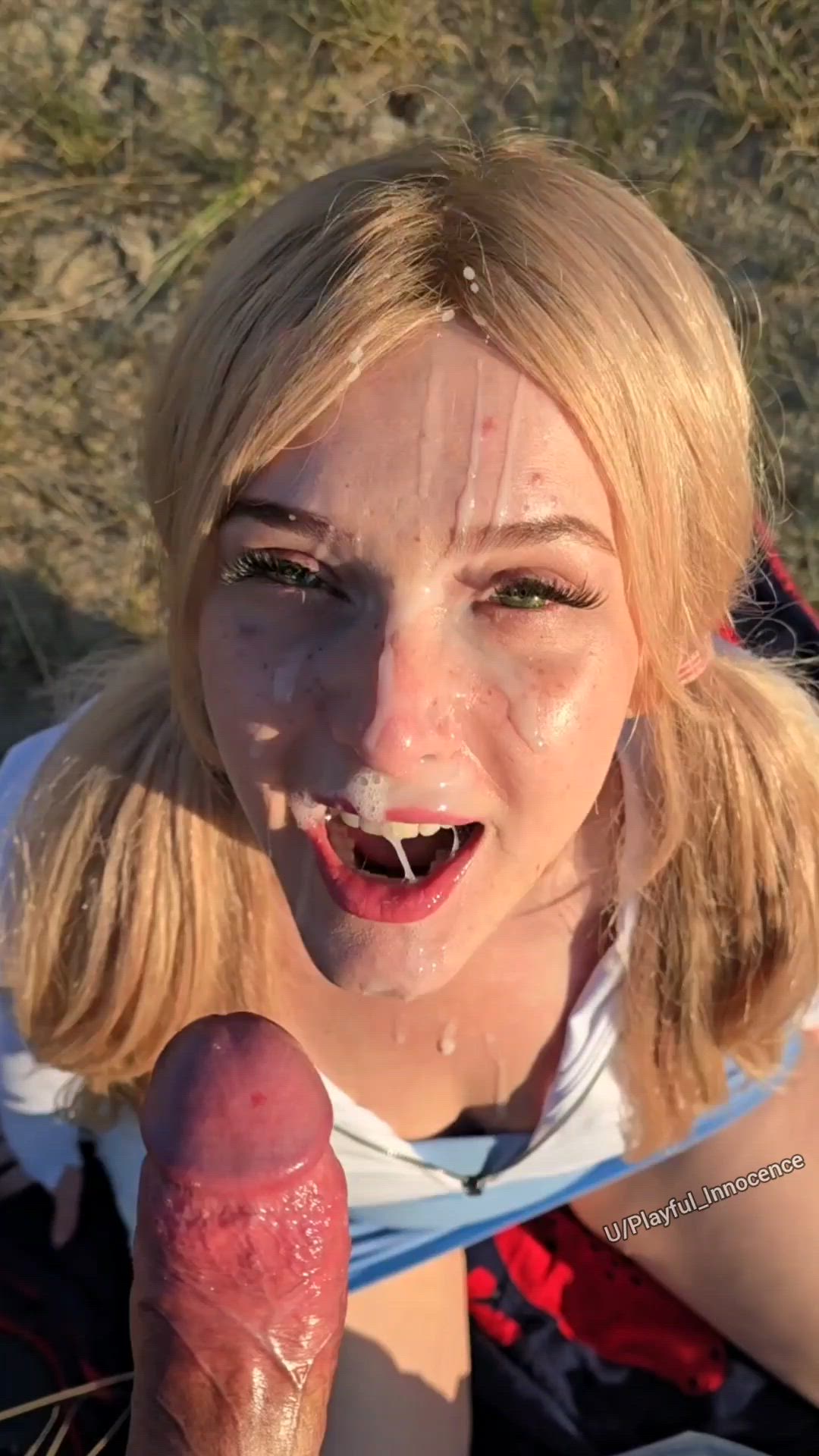 Blowjob, Cum, Cum In Mouth, Cumshot, Drooling, Facial