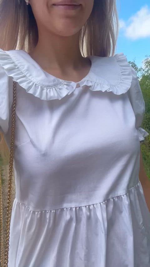 Little white dress is always a good choice