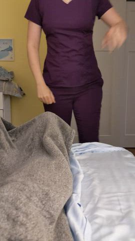 Would you date a nurse like me with little perky tits?