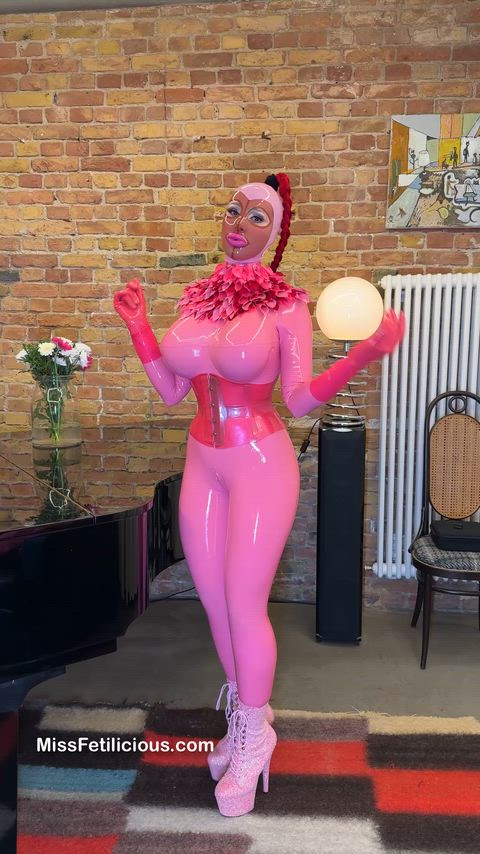 Babe Big Tits Corset Fetish Kinky Latex Latex Gloves OnlyFans Rubber Tits Porn GIF by missfetilicious