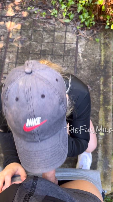 Blowjob Public cumslut Porn GIF by thefunmilf