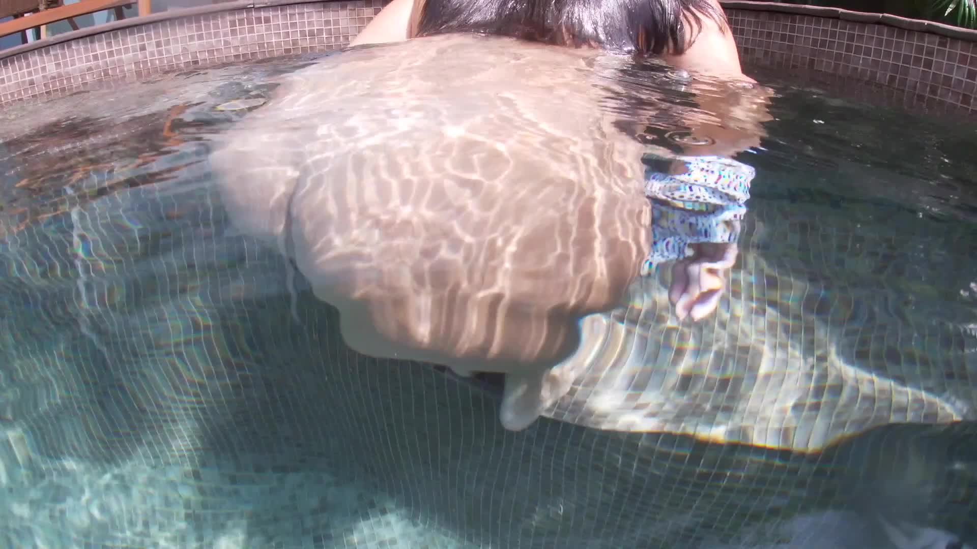 Getting my fat ass out of the pool