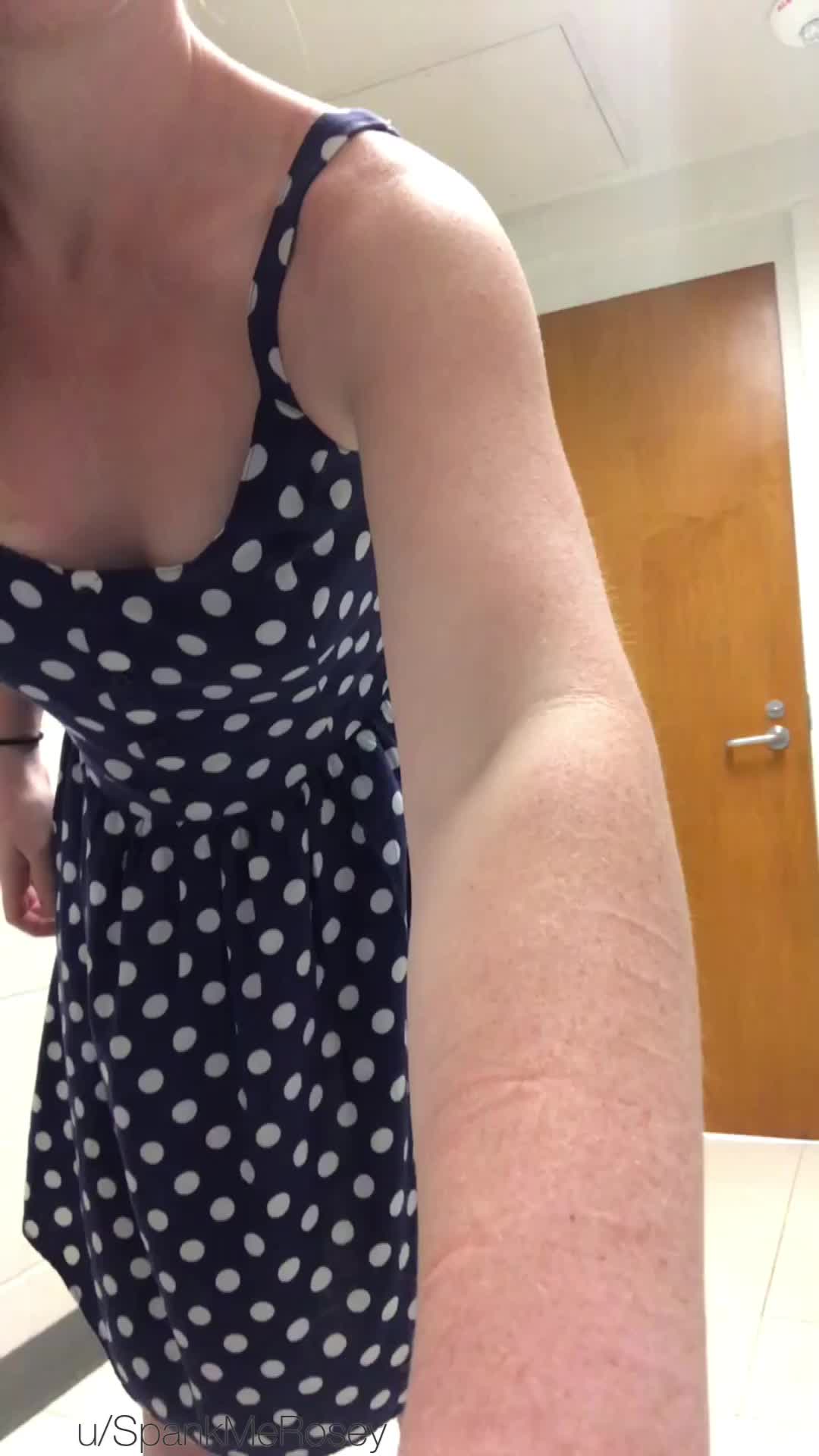 Sundress season means lots of flashing