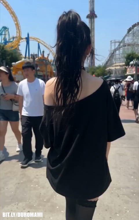 Amateur Ass Exhibitionist Flashing Public Teen Tits Porn GIF by duromami