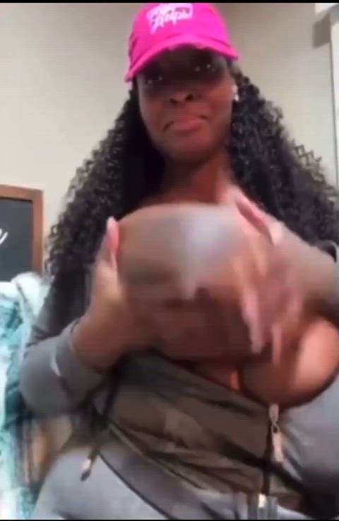 Massive chocolate tits