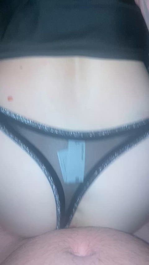 Hitting it doggy with her panties on is the best 🤤