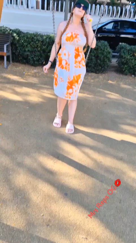 He wanted to see my tits at the park