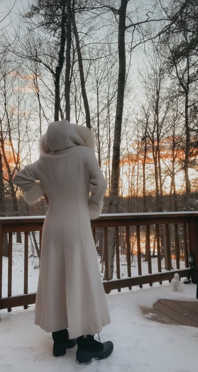 Do you like my coat? I’m wearing nothing under it