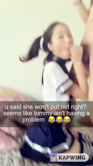 Don't take it so seriously. She's just *cosplaying* as his sex slave!