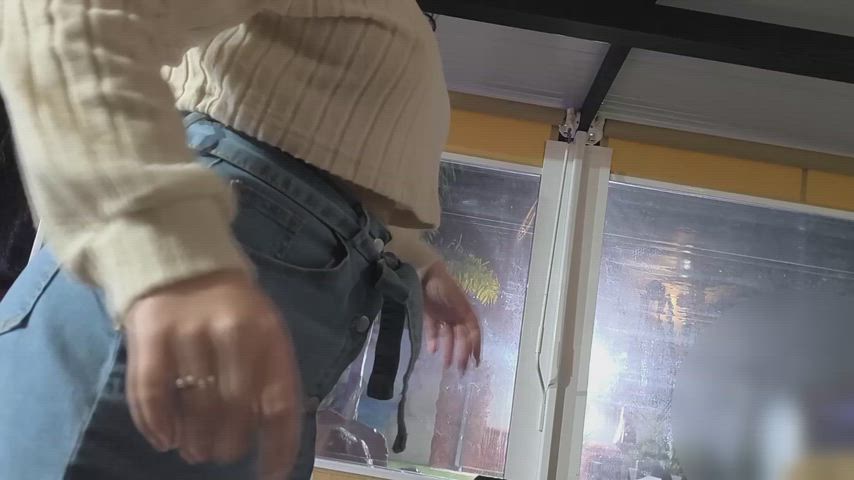 My husband, jokingly, said "take another one..." and, until I saw the video, I didn't understand why...