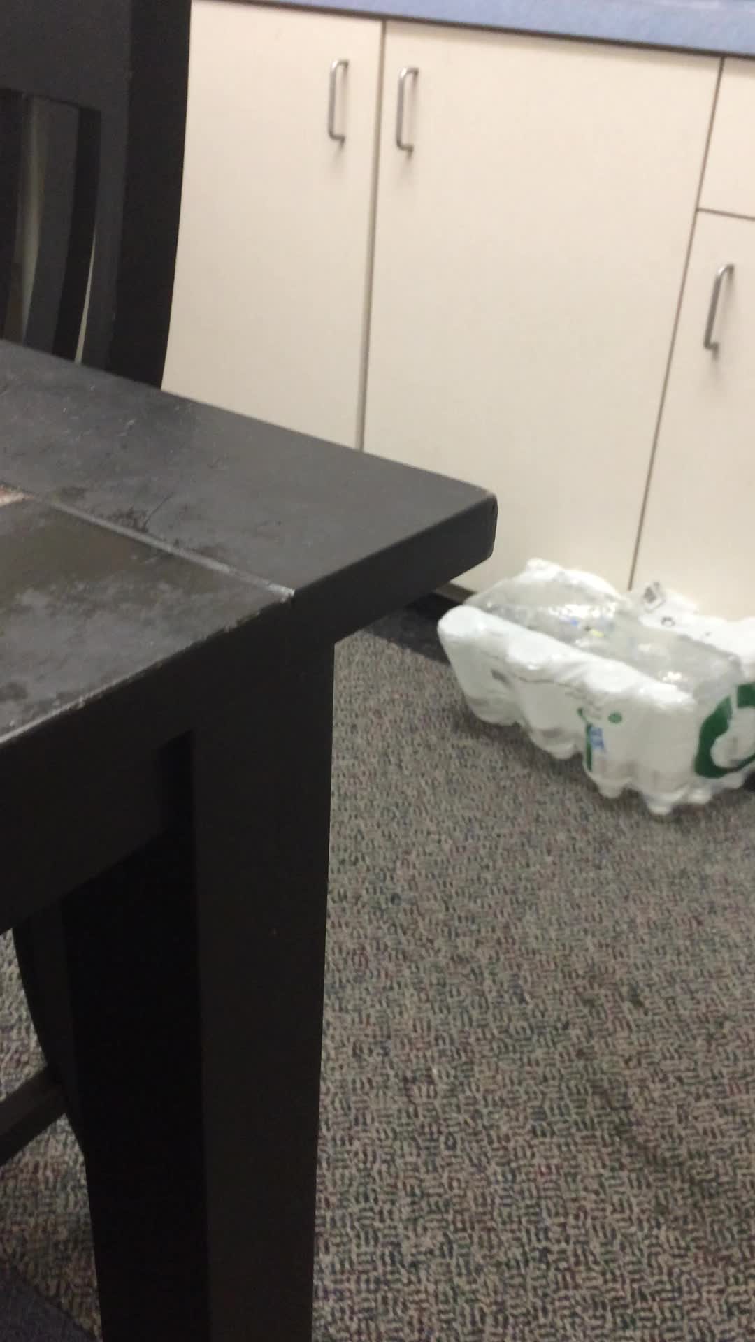 Jerking off in the break room