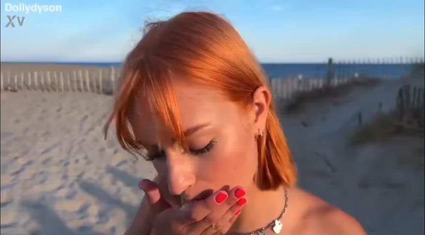 Beach Bukkake Cum Cum On Tits Group Sex Outdoor Pretty Public Redhead cumslut Porn GIF by user65719