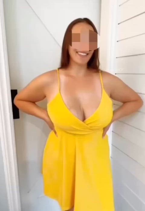 Mom with big natural tits
