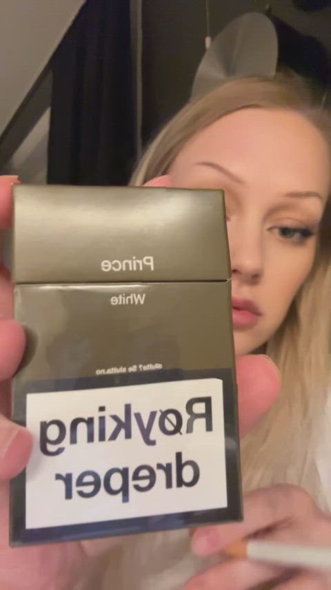 My dad said i couldnt smoke inside so i lit another one