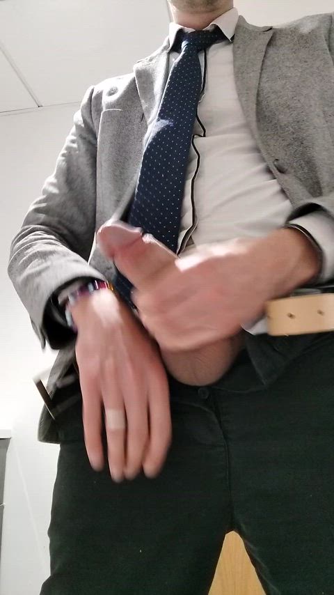 Taking a break at work.