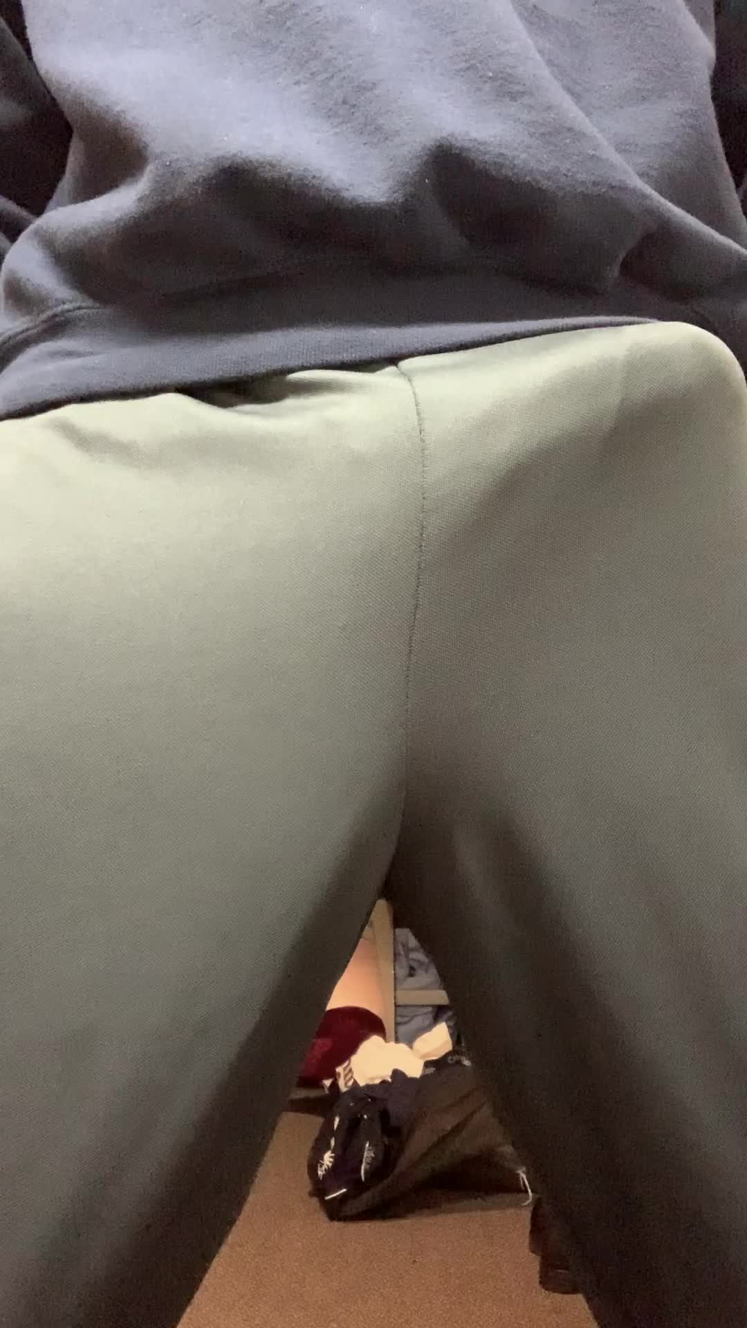 As if you couldn’t see it clearly enough in these tight pants...