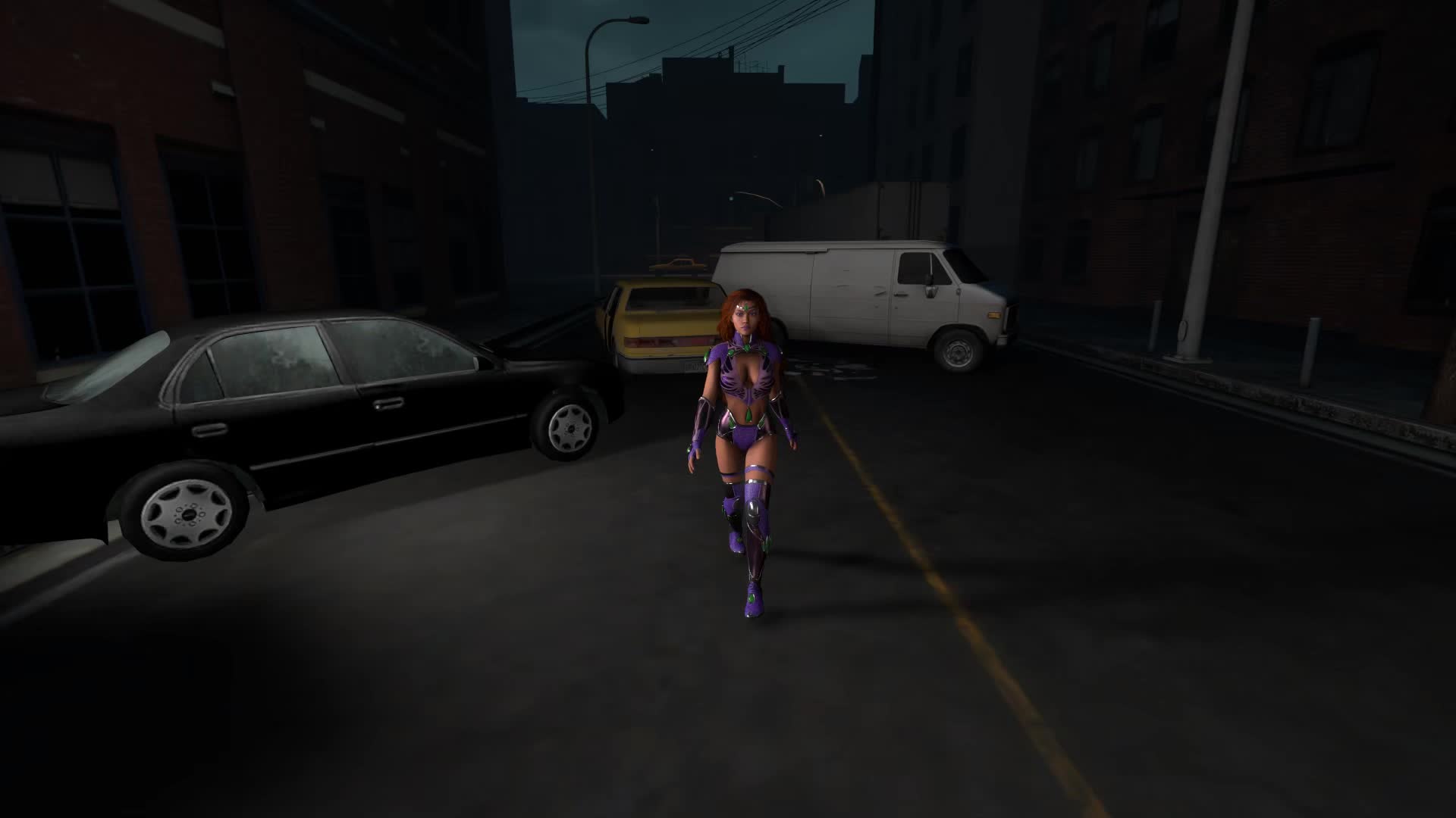 Starfire vs. Captain Marvel