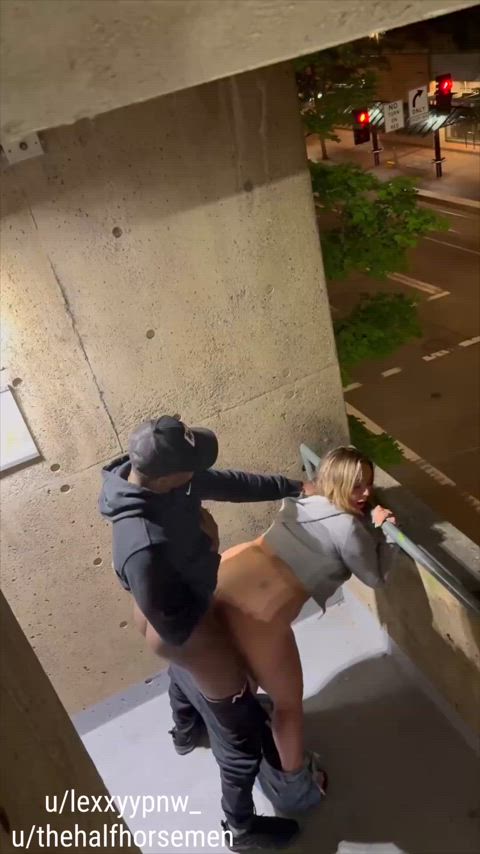 I love letting random guys from the bar fuck me in front of my husband in public