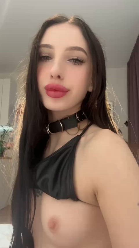 Amateur Babe Big Dick Blowjob Brunette Dildo Homemade Lips NSFW Vibrator Porn GIF by maariii