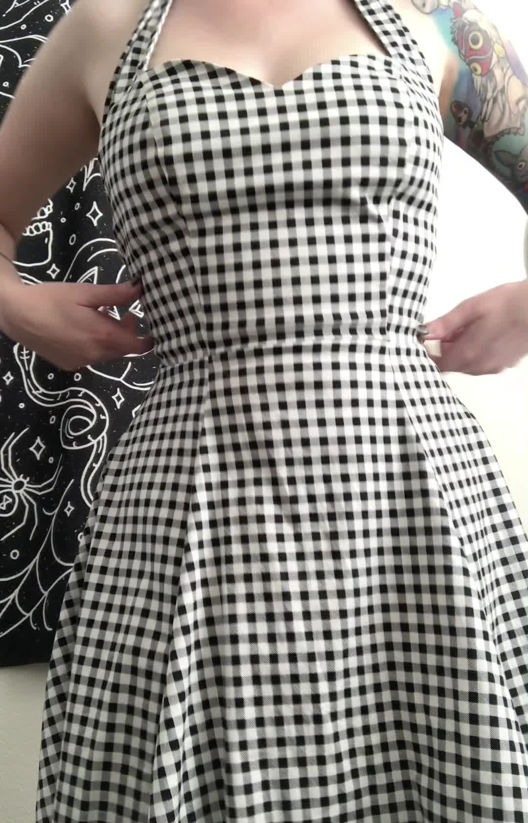 Sundresses are great for letting your tits out