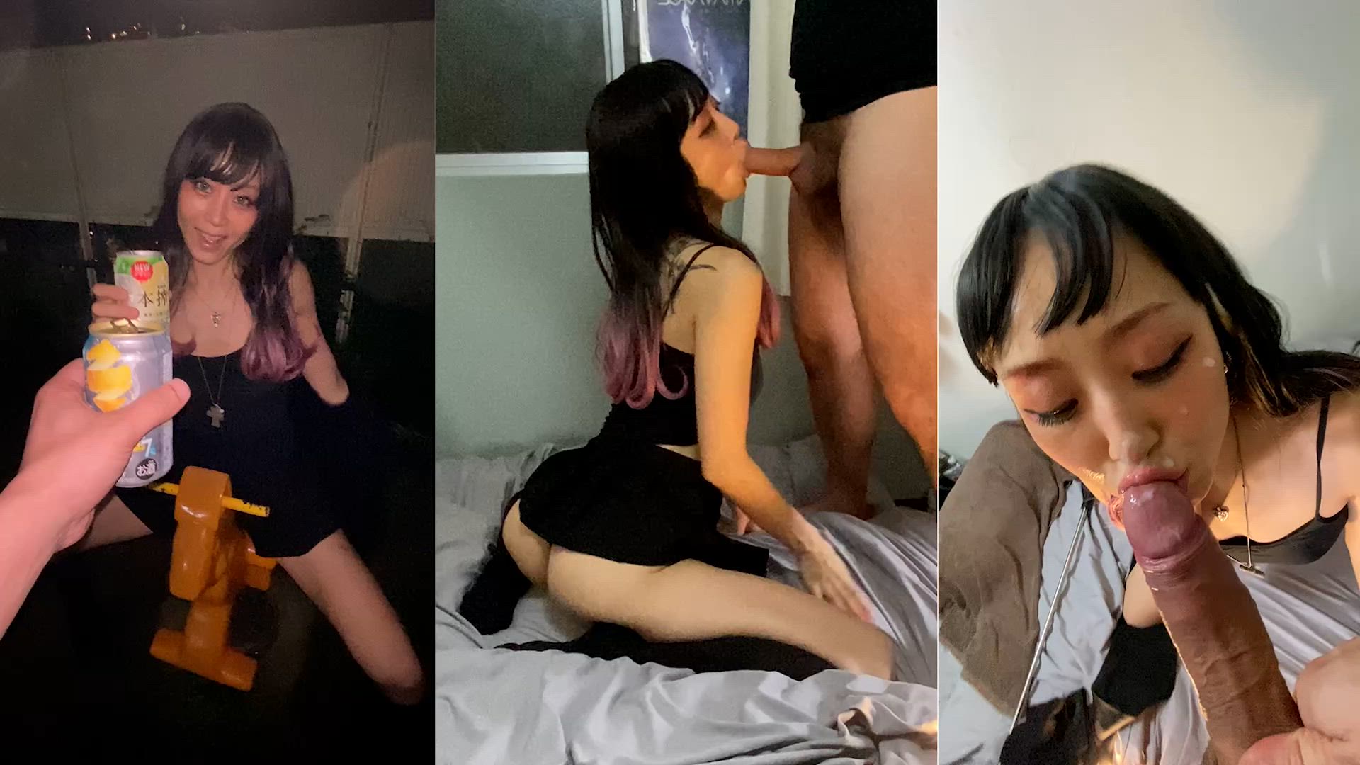 Amateur, Blowjob, Interracial, Japanese, WMAF, asian-sex