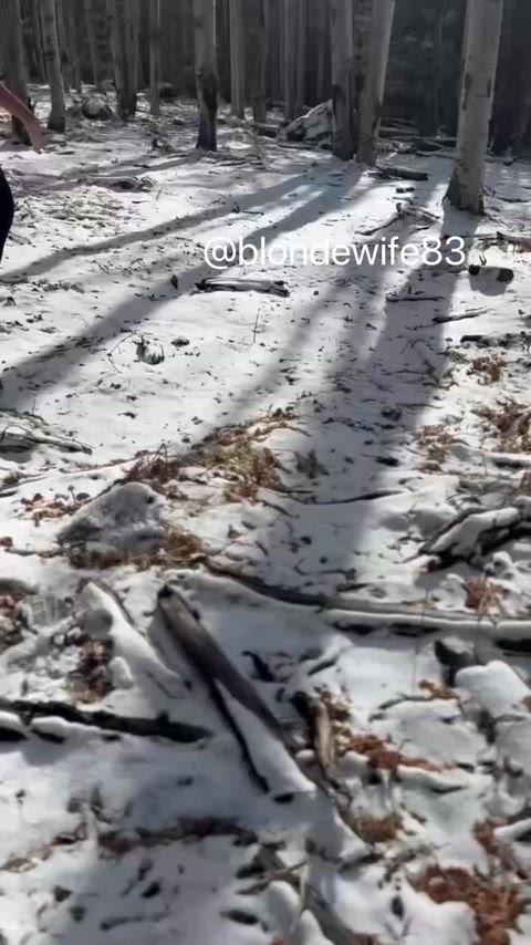 I love getting naked in nature