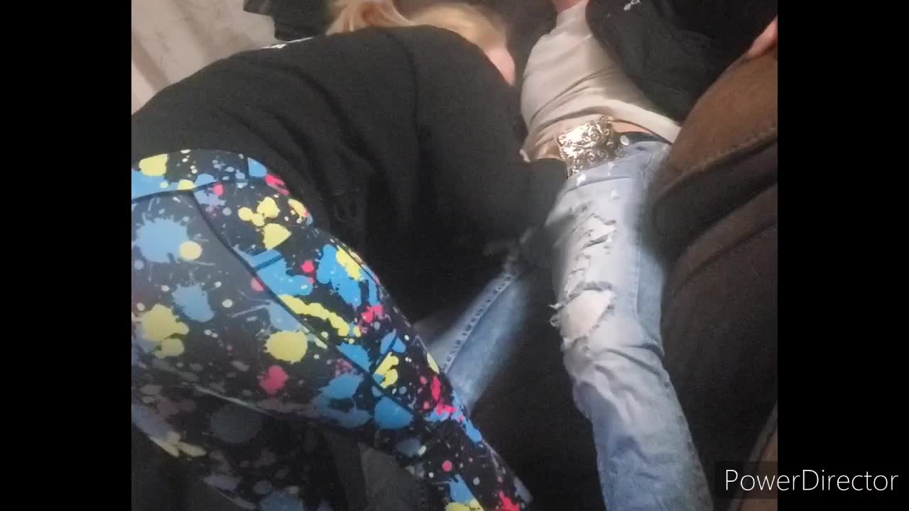 Hubby recorded me sucking my bull