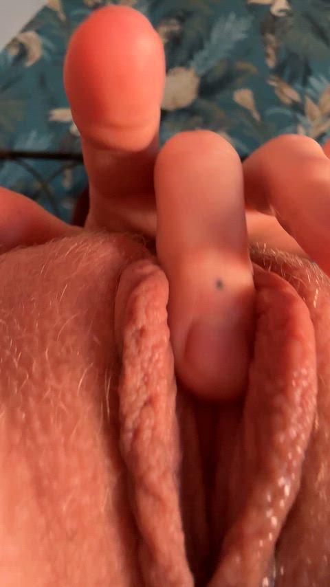 Would you spread them with your tongue, fingers or cock?