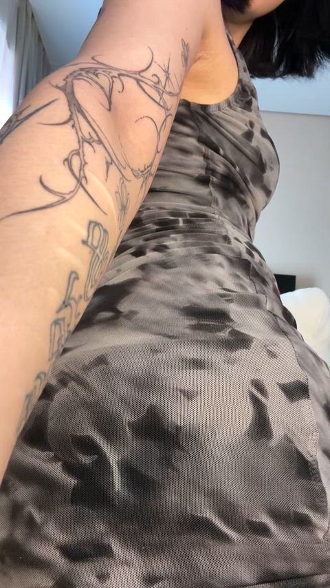 lifting up my dress to show you my panties