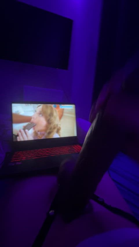 Cumming from stroking that bbc