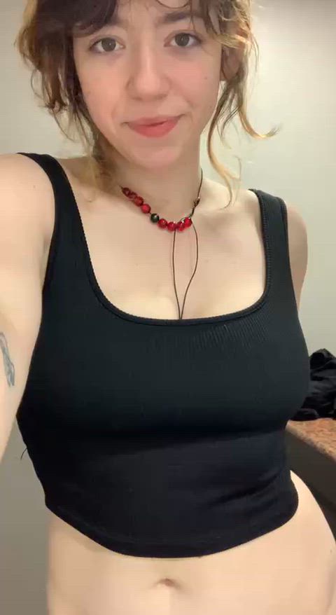 18 Years Old Alt Amateur OnlyFans Tease Teen Tits Porn GIF by sexy_cherri