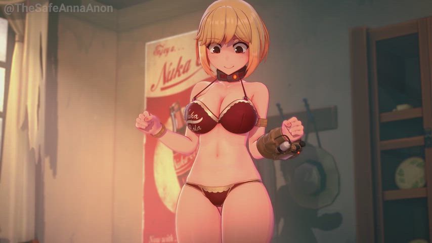 [M4A] We managed to scavenge some strange pre-collapse artifact from a nearby ruin... You called dibs and put it on, instantly transforming everything below your neck into that of a woman, even your voice had shifted~ Your new curves sure are comforting in these otherwise isolated wastelands...