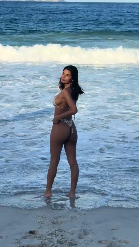 Big Beach Bikini Boobs