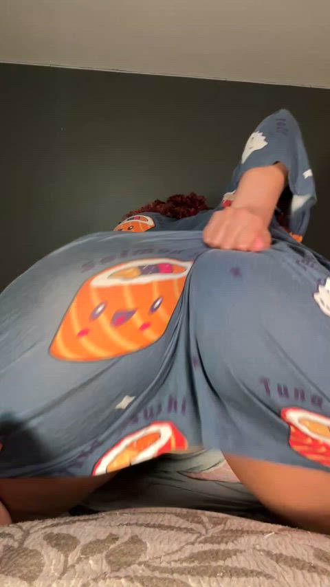 Amateur Ass Big Ass Booty Ebony Homemade Latina MILF NSFW Pussy Lips Porn GIF by littlepiggies718