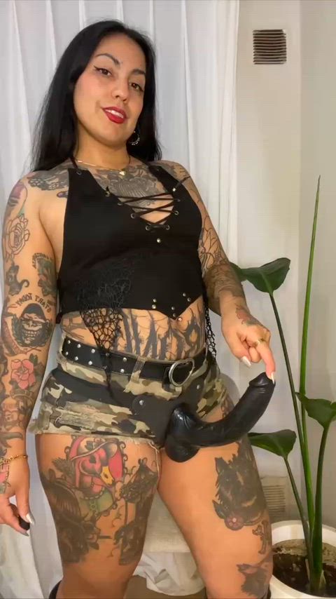 It's not just a toy, it's the tool I use to remind you who's boss here. On your knees!