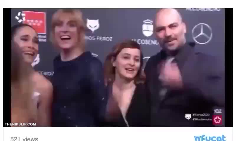 Celia Freijeiro Nip Slip at Feroz Awards 2020