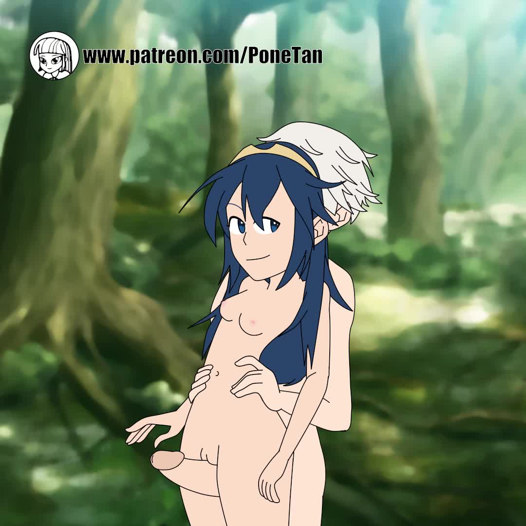 Lucina and Robin pussy rubbing