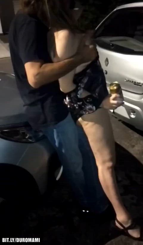 Amateur Cuckold Dogging Exhibitionist Groping Hotwife Masturbating Public Slut Porn GIF by duromami