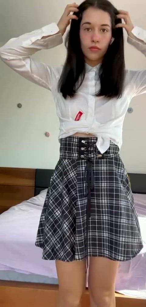 this ass deserves more than just a skirt, don’t you think?