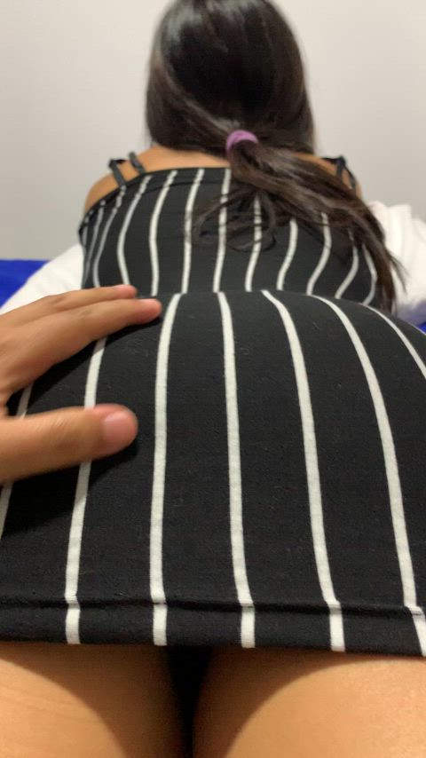 He couldnt resist with this dress