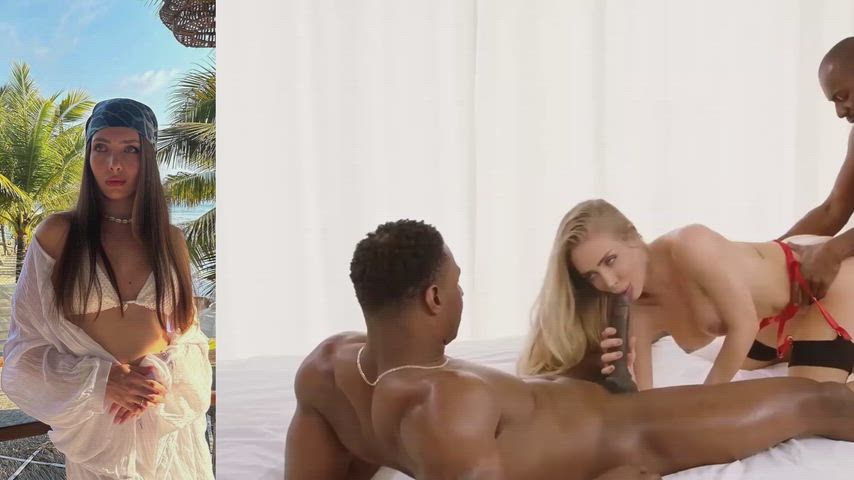 lina loves the double life and can't stop craving for big black cocks