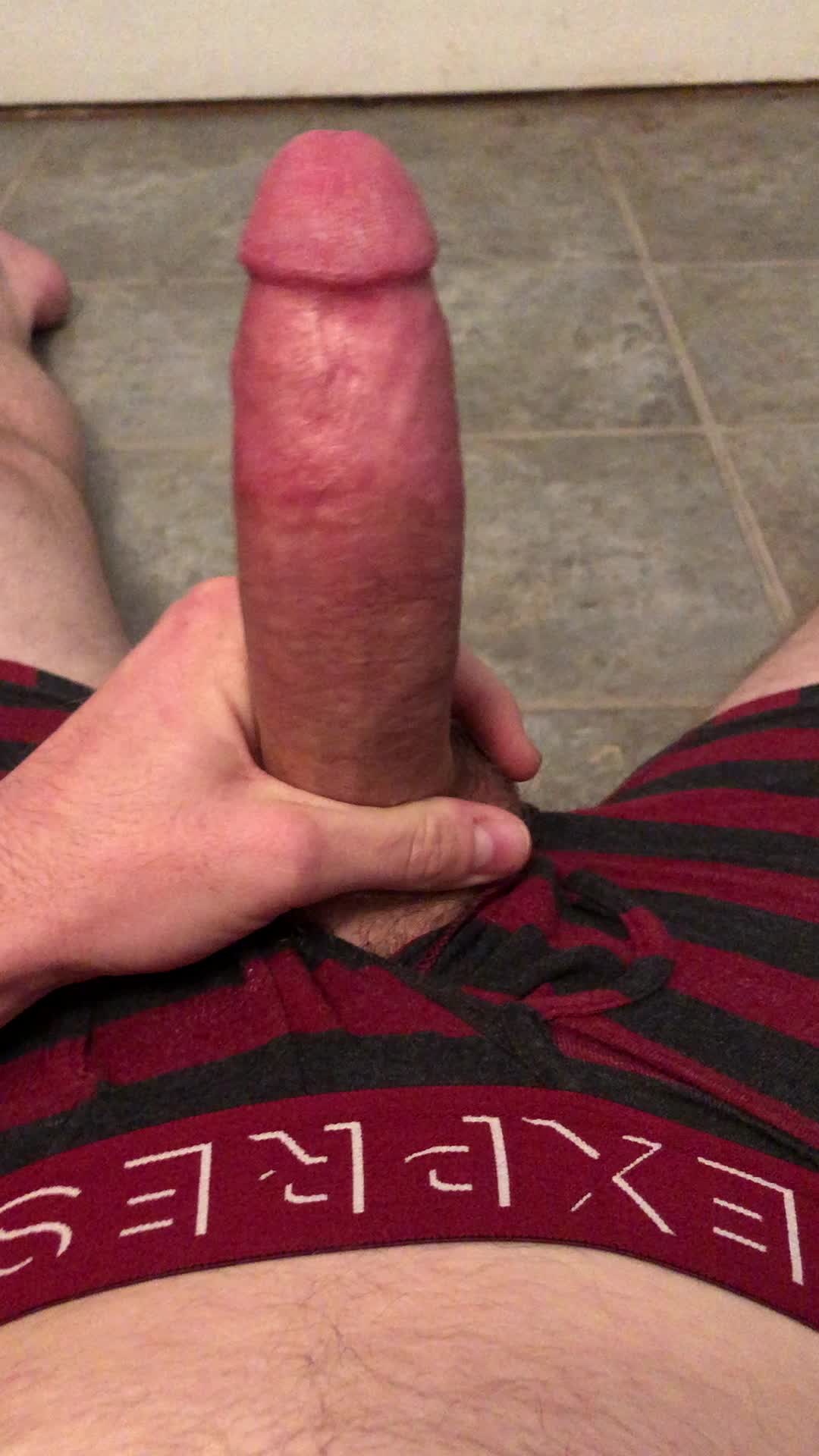 Making a mess with a POV cumshot