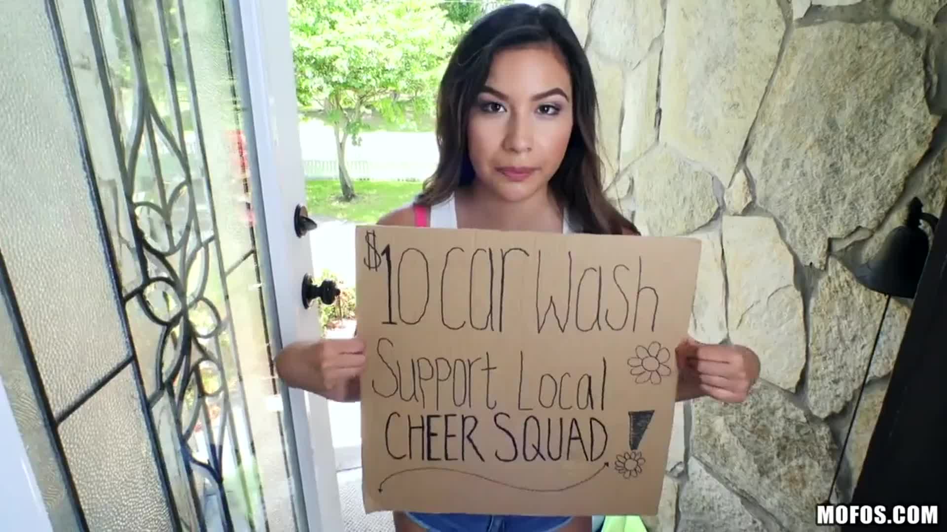 Zaya Cassidy - Teen Spinner's Wet T-Shirt Car Wash
