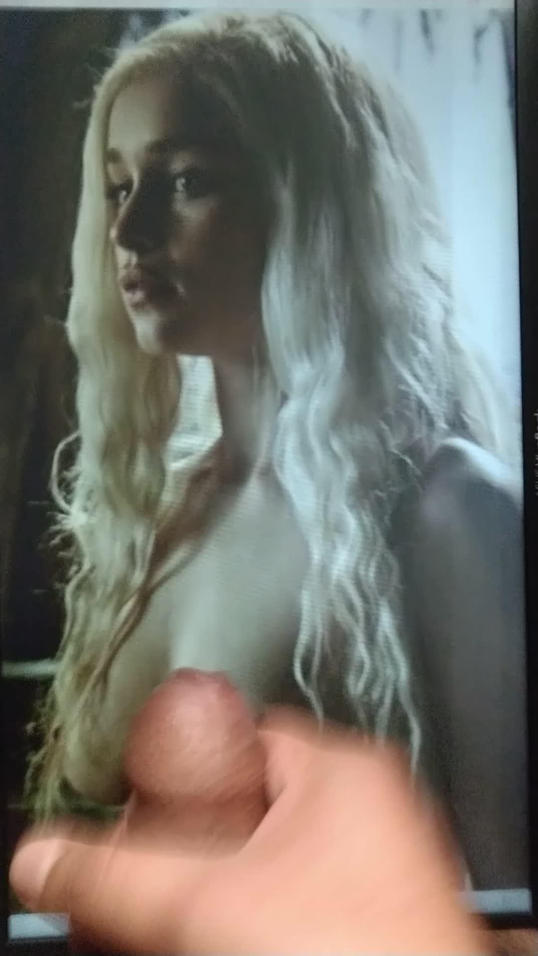 Emilia clarke cum tribute